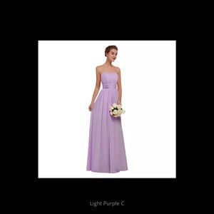 Purple bridesmaid dress